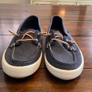 Women’s sperry topsider size 8 navy blue